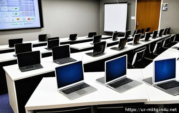 마케팅관리사 온라인 강의 추천 - A professional digital marketing classroom setting in Pakistan, featuring a diverse group of adult s...